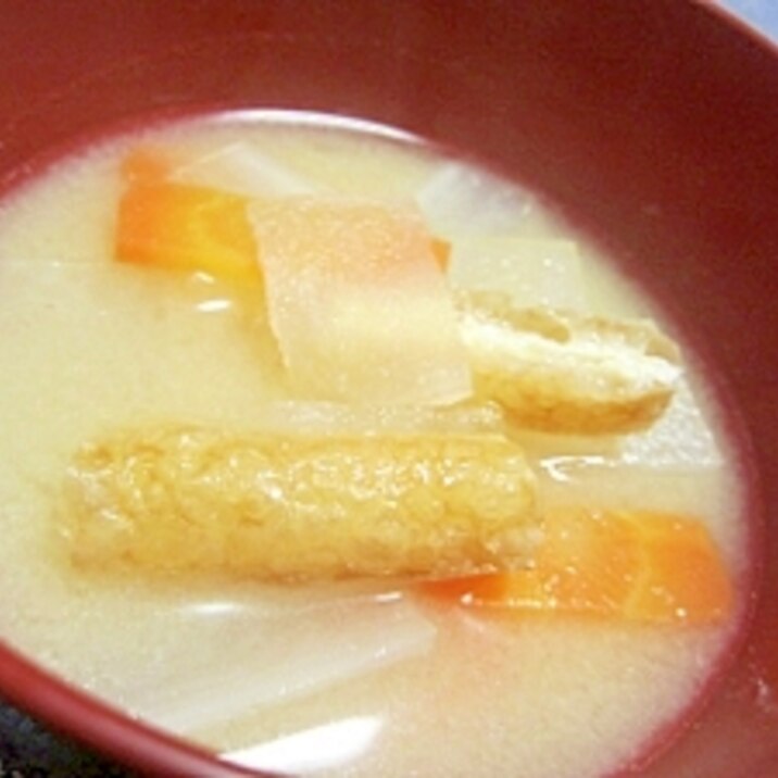 炒め根菜のみそ汁